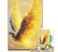 Jigsaw Puzzles 1000 Pieces for Adults Teens Golden Phoenix 1000 Pieces for Adults,Stress Reliever Difficult Challenge Secret Santa Gifts 26x38cm