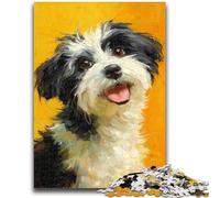 Jigsaw Puzzles 1000 Pieces for Adults Teens Happy Puppy Puzzles for Adults,Vibrant And Unique Design Relaxing & Challenging Puzzle Experience (38x26cm)