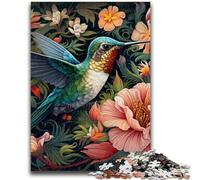 Jigsaw Puzzles 1000 Pieces for Adults Teens Hummingbird Art 1000 Piece Puzzle,Educational Game for Birthday, Chrismas for Age 14+ (26x38cm)