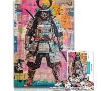 Jigsaw Puzzles 1000 Pieces for Adults Teens Japanese Ninja Warrior 1000 Pieces for Adults,Stress Reliever Difficult Challenge Secret Santa Gifts 50x75cm