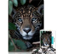 Jigsaw Puzzles 1000 Pieces for Adults Teens Jungle Leopard,family Fun Games Fun at Home Activities,Birthday Present,Travel Gifts (38x26cm)