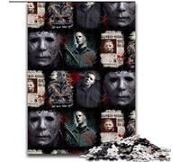 Jigsaw Puzzles 1000 Pieces for Adults Teens Killer Warrant, Stress Relief Toys Unique Birthday And Gifts for Ages 14+ (Size 50x75cm)