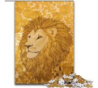 Jigsaw Puzzles 1000 Pieces for Adults Teens Lion Art,Challenging Game for Is Ideal As A Gift for The Whole Family 38x26cm