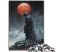 Jigsaw Puzzles 1000 Pieces for Adults Teens Lone Knight Puzzles for Adults,Vibrant And Unique Design Relaxing & Challenging Puzzle Experience (38x26cm)