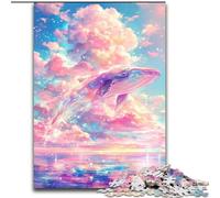 Jigsaw Puzzles 1000 Pieces for Adults Teens Magical Whale, Learning Educational for Is Ideal As A Gift for The Whole Family (Size50x75cm)