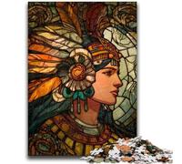 Jigsaw Puzzles 1000 Pieces for Adults Teens Mayan Priestess Challenging Game Toys for Is Ideal As A Gift for The Whole Family 50x75cm