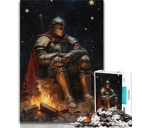 Jigsaw Puzzles 1000 Pieces for Adults Teens Medieval Knights Teenager Puzzles,Learning Educational Toys Family Games Unique Birthday And Gifts 26x38cm