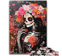 Jigsaw Puzzles 1000 Pieces for Adults Teens Mexican Skull Girls 1000 Pieces for Adults,Educational Games Home Decoration Birthday Present, Gifts, Wall Art (50x75cm)