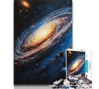 Jigsaw Puzzles 1000 Pieces for Adults Teens Milky Way Galaxy,Challenging Game for Is Ideal As A Gift for The Whole Family (38x26cm)