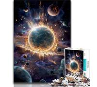 Jigsaw Puzzles 1000 Pieces for Adults Teens Milky Way Universe Galaxy Adult Puzzles,Challenging Game for Is Ideal As A Gift for The Whole Family 38x26cm