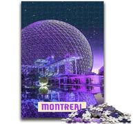 Jigsaw Puzzles 1000 Pieces for Adults Teens Montreal Puzzles for Teenagers,Suitable for Desktop Decoration for And Age 14 (50x75cm)