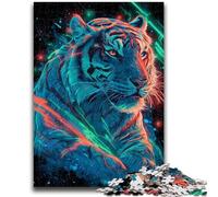 Jigsaw Puzzles 1000 Pieces for Adults Teens Mysterious Tiger Challenging Game Toys for Is Ideal As A Gift for The Whole Family 26x38cm