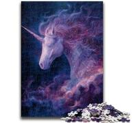 Jigsaw Puzzles 1000 Pieces for Adults Teens Mysterious Unicorn Adult Jigsaw,Learning Educational Toys Family Games Unique Birthday And Gifts (26x38cm)