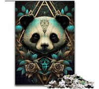 Jigsaw Puzzles 1000 Pieces for Adults Teens Mystical Panda, Learning Educational for Is Ideal As A Gift for The Whole Family (Size50x75cm)
