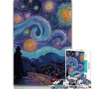 Jigsaw Puzzles 1000 Pieces for Adults Teens Night Sky Style, Stress Reliever Staycation Kill Time,gifts for Friends And Family for for Age 14 38x26cm