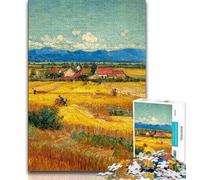 Jigsaw Puzzles 1000 Pieces for Adults Teens Night Sky-style Wheat Field Adult Jigsaw,Learning Educational Toys Family Games Unique Birthday And Gifts 75x50cm