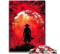 Jigsaw Puzzles 1000 Pieces for Adults Teens Ninja Under The Blood Moon Toys Educational Games Stress Relieving Artists Collection, Fine Art 26x38cm