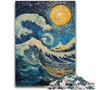 Jigsaw Puzzles 1000 Pieces for Adults Teens Ocean Waves Educational Family Game Wall Decoration Unique Birthday And Xmas Gifts 50x75cm