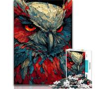Jigsaw Puzzles 1000 Pieces for Adults Teens Owl,Decompressing Intellectual Educational Toy Is Ideal As Gifts for The Whole Family 75x50cm