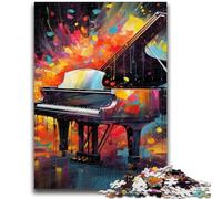 Jigsaw Puzzles 1000 Pieces for Adults Teens Piano Adult Puzzles,Challenging Game for Is Ideal As A Gift for The Whole Family (50x75cm)