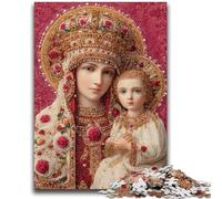 Jigsaw Puzzles 1000 Pieces for Adults Teens Portrait of Mary The Mother for And 14 Years And over Anti-Stress Toys Christmas Birthday Gift 50x75cm