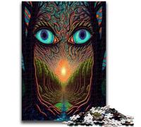 Jigsaw Puzzles 1000 Pieces for Adults Teens Psychedelic Toys Educational Games Stress Relieving Artists Collection, Fine Art 26x38cm