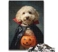 Jigsaw Puzzles 1000 Pieces for Adults Teens Pumpkin Dog Adult Jigsaw,Learning Educational Toys Family Games Unique Birthday And Gifts (26x38cm)