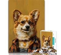 Jigsaw Puzzles 1000 Pieces for Adults Teens Shiba Inu,Stress Reliever Staycation Kill Time with Matching Poster And Trivia Sheet (38x26cm)