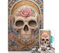 Jigsaw Puzzles 1000 Pieces for Adults Teens Skeleton Art, Funny Family Games,is Ideal As Gifts for The Whole Family Suitable for And 14 38x26cm