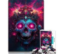 Jigsaw Puzzles 1000 Pieces for Adults Teens Skeleton King,Challenging Game for Is Ideal As A Gift for The Whole Family (75x50cm)