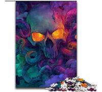 Jigsaw Puzzles 1000 Pieces for Adults Teens Skeleton Octopus, Stress Reliever Difficult Challenge Home Decoration Toys (Size 50x75cm)