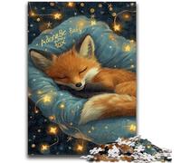 Jigsaw Puzzles 1000 Pieces for Adults Teens Sleeping Fox 1000 Piece Puzzle,Educational Game for Birthday, Chrismas for Age 14+ (50x75cm)