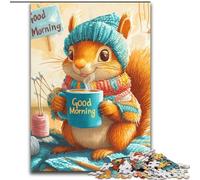 Jigsaw Puzzles 1000 Pieces for Adults Teens Squirrel Challenging To Complete But Fun And Humorous Educational Game for Birthday 50x75cm