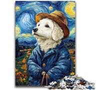 Jigsaw Puzzles 1000 Pieces for Adults Teens Starry Sky Labrador 1000 Piece Jigsaw,is Ideal As Gifts for The Whole Family Suitable for And 14 (75x50cm)