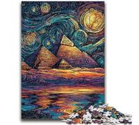 Jigsaw Puzzles 1000 Pieces for Adults Teens Starry Sky Pyramid Educational Games Home Decoration Educational Game for Birthday, Chrismas 50x75cm