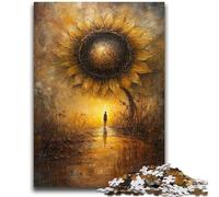 Jigsaw Puzzles 1000 Pieces for Adults Teens Sunflower 1000 Piece Jigsaw,is Ideal As Gifts for The Whole Family Suitable for And 14 (75x50cm)