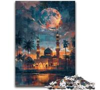 Jigsaw Puzzles 1000 Pieces for Adults Teens Taj Mahal at Night Educational Games Home Decoration Birthday Present, Gifts for Age 14+ 50x75cm