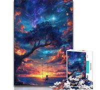 Jigsaw Puzzles 1000 Pieces for Adults Teens Tarry Sky And Colorful Clouds Adult Jigsaw,Learning Educational Toys Family Games Unique Birthday And Gifts 75x50cm