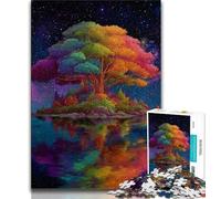 Jigsaw Puzzles 1000 Pieces for Adults Teens Tree of Life,Stress Reliever Staycation Kill Time with Matching Poster And Trivia Sheet (75x50cm)