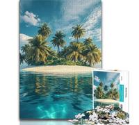 Jigsaw Puzzles 1000 Pieces for Adults Teens Tropical Island Landscape,Challenging Game And Family Play Educational Game for Birthday,Chrismas (38x26cm)
