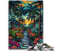 Jigsaw Puzzles 1000 Pieces for Adults Teens Tropical Rain Forest Adult Puzzles,Stress Reliever Difficult Challenge Unique Home Decor And Gifts (50x75cm)