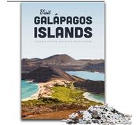 Jigsaw Puzzles 1000 Pieces for Adults Teens Visit Galapagos Islands, Suitable for People Aged 14 And Above Educational Games Secret Santa Gifts 26x38cm