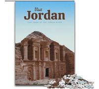 Jigsaw Puzzles 1000 Pieces for Adults Teens Visit Jordan Educational Games Home Decoration Artists Collection, Fine Art (50x75cm) 1000pcs