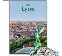 Jigsaw Puzzles 1000 Pieces for Adults Teens Visit Lyon Brain Teaser Game Wall Decoration Unique Birthday And Xmas Gifts (50x75cm) 1000pcs