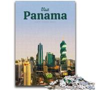 Jigsaw Puzzles 1000 Pieces for Adults Teens Visit Panama Toys Educational Games Stress Relieving Artists Collection, Fine Art (size 38x26cm)