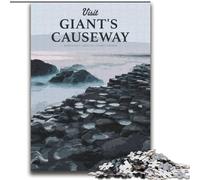 Jigsaw Puzzles 1000 Pieces for Adults Teens Visit The Giants Causeway Educational Games Home Decoration Artists Collection, Fine Art (38x52cm) 1000pcs