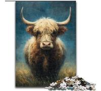 Jigsaw Puzzles 1000 Pieces for Adults Teens Wild Yak,Challenging Game for Is Ideal As A Gift for The Whole Family 50x75cm