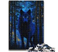Jigsaw Puzzles 1000 Pieces for Adults Teens Wolf in The Forest Teenager Puzzles,Family Educational Games Home Decoration Gift (38x26cm)