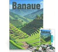 Jigsaw Puzzles 1000 Pieces for Adults Terraced Echoes in Quiet Geometry, Educational Game, Hand Speed Race, Birthday Present,Travel Gifts, 38x26cm