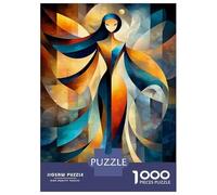 Jigsaw Puzzles 1000 Pieces for Adults Thalassa - Cubist Minimal Mythology Abstract Puzzles for Adults Fun Games Improve Memory Deal As Gifts for The Whole Family 52x38cm/1000pcs